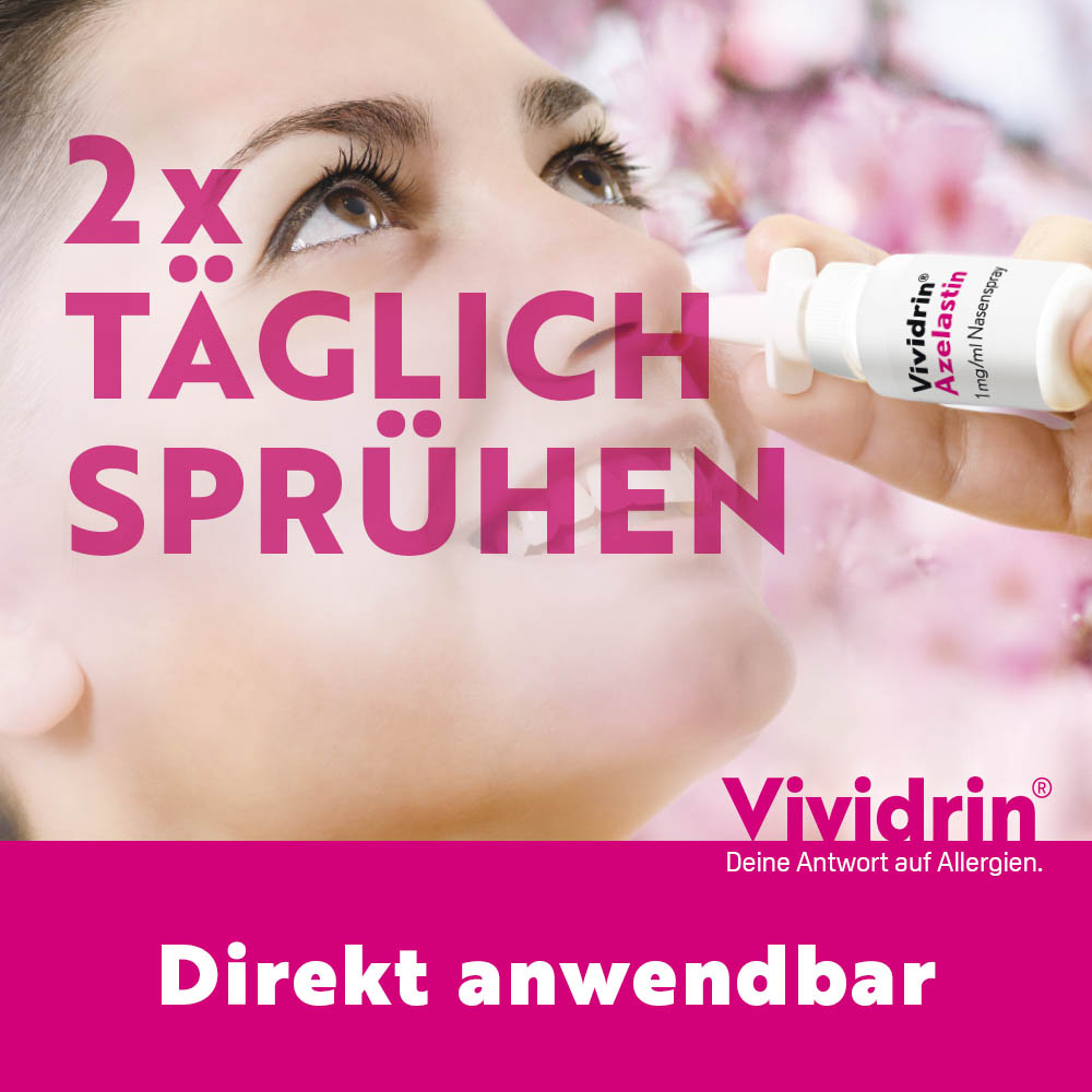 VIVIDRIN Azelastin 1 mg/ml Nasenspray Lösung