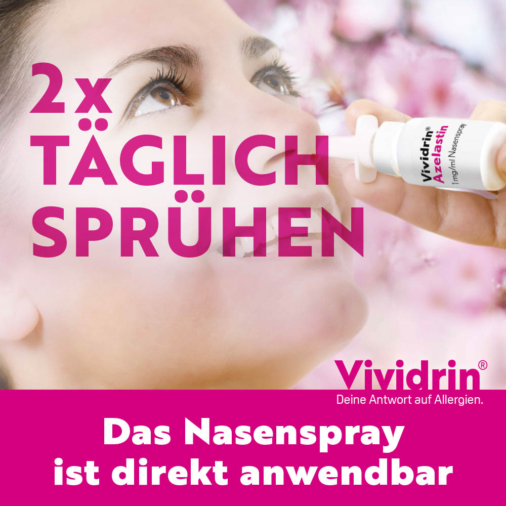 VIVIDRIN Azelastin Kombi.0,5 mg/ml ATR+1 mg/ml NAS