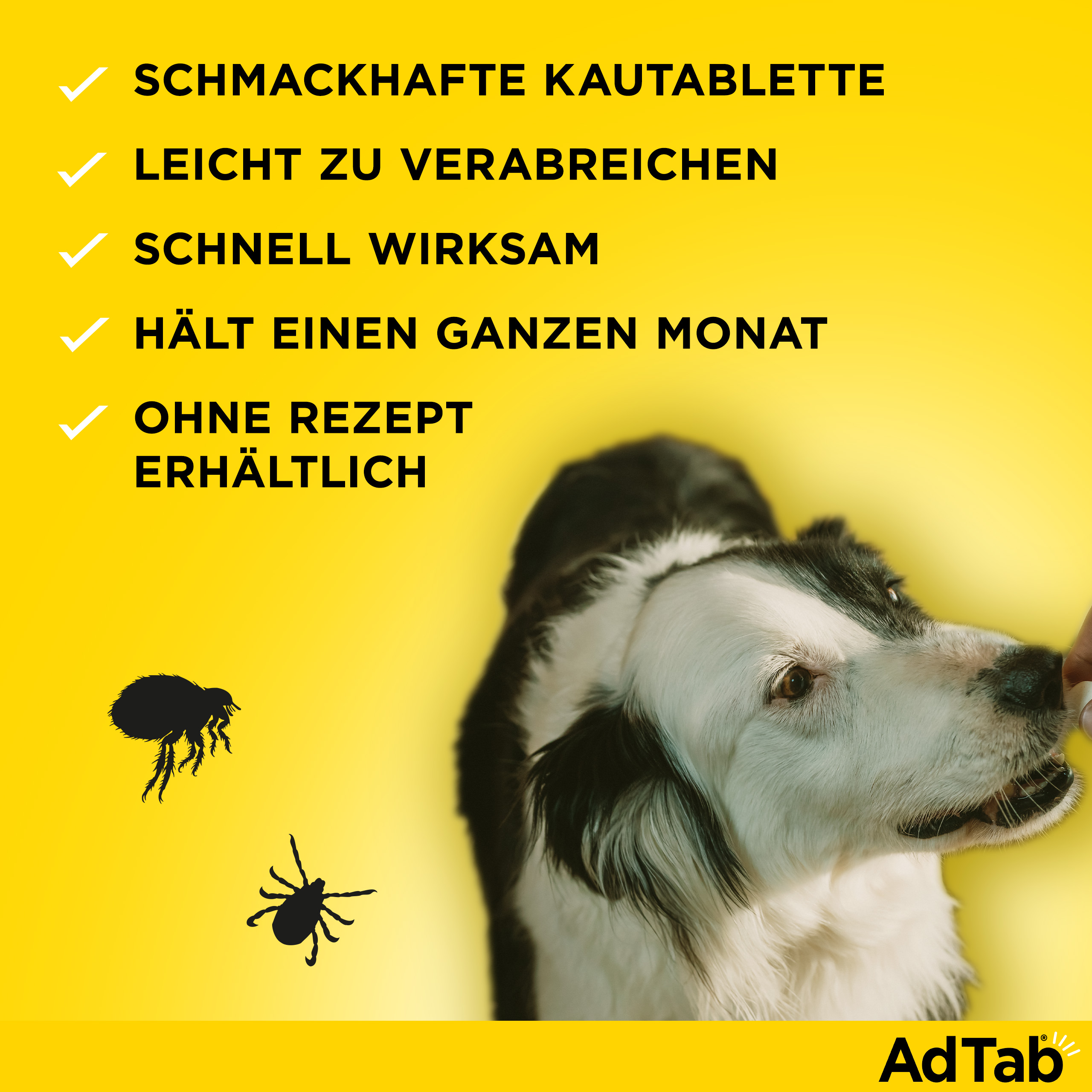 ADTAB 56 mg Kautabletten für Hunde 1,3-2,5 kg