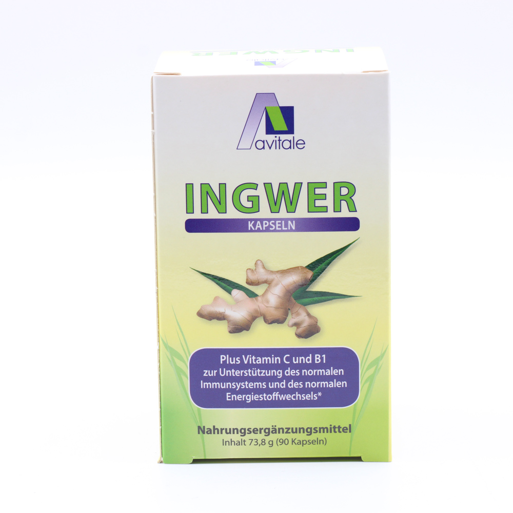 INGWER 500 mg Kapseln+Vitamin B1+C