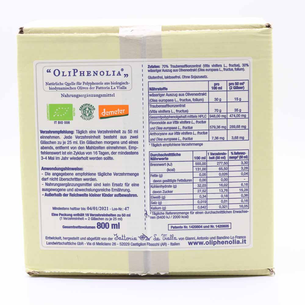 OLIPHENOLIA Flüssigkeit zum Einnehmen