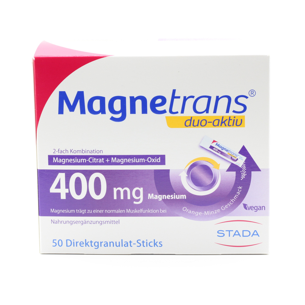 MAGNETRANS duo-aktiv 400 mg Sticks
