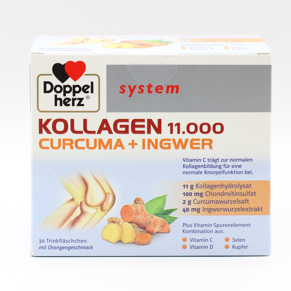 DOPPELHERZ Kollagen 11.000 Curcuma+Ingw.system TRA