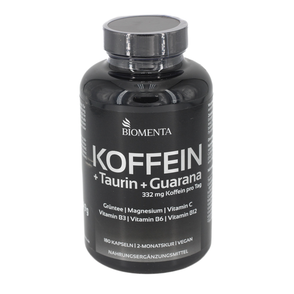 BIOMENTA Koffein+Taurin+Guarana Kapseln