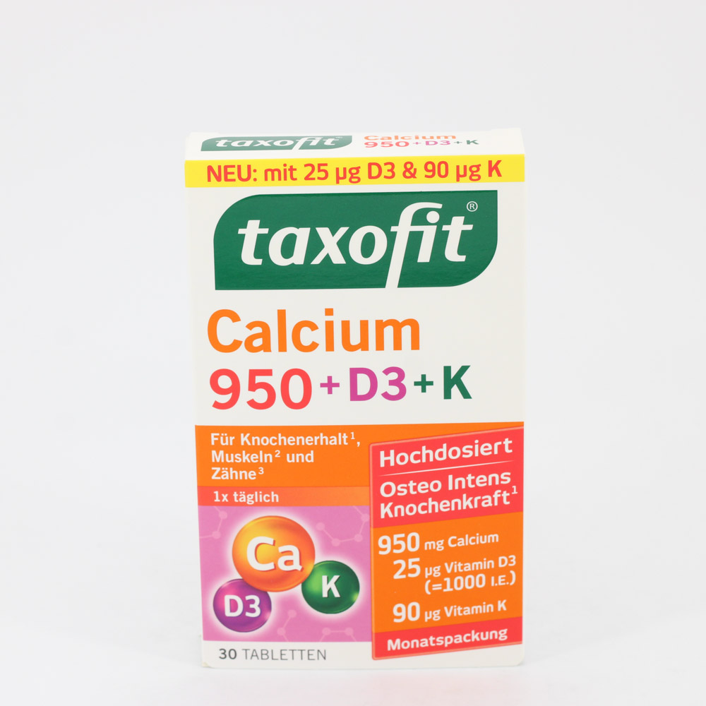 TAXOFIT Calcium 950+D3+K Tabletten