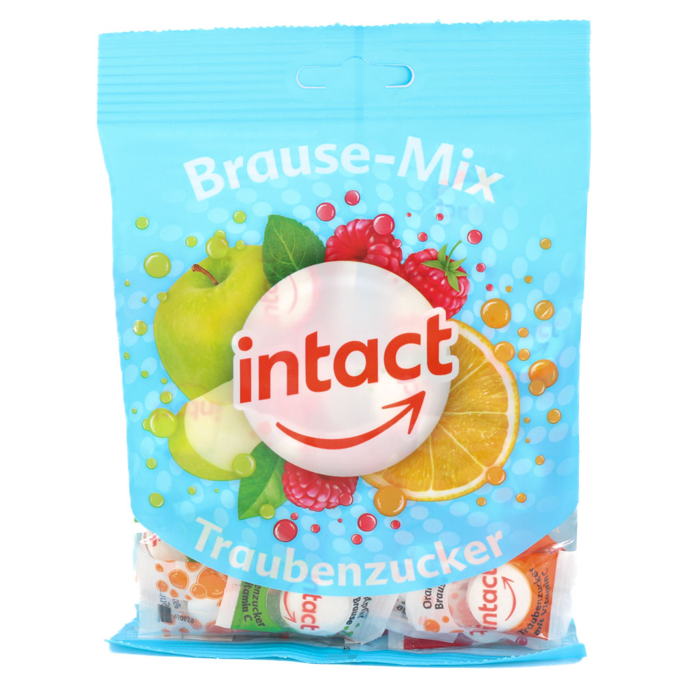 INTACT Traubenzucker Beutel Brause-Mix