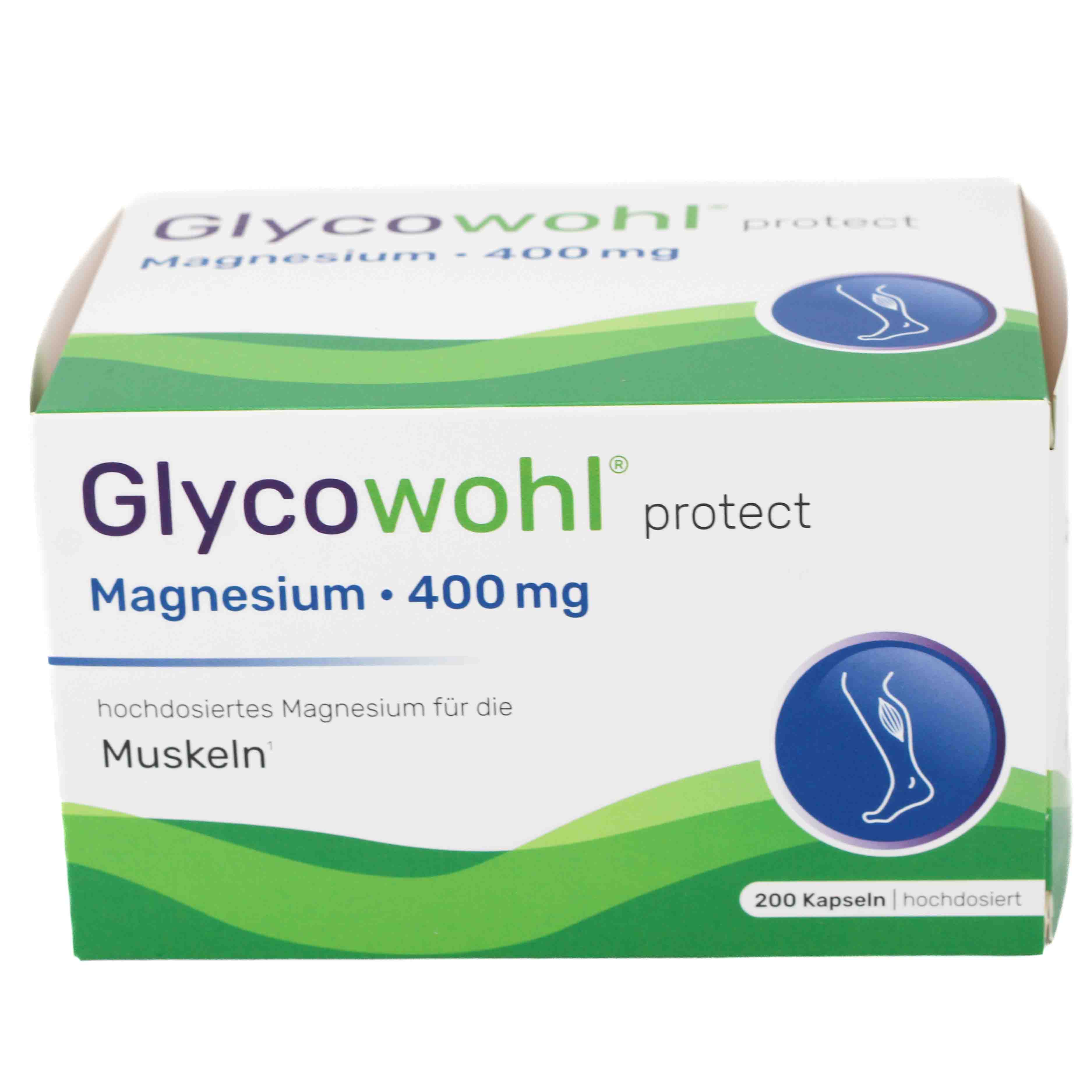 GLYCOWOHL Magnesium 400 mg hochdosiert vegan Kaps.