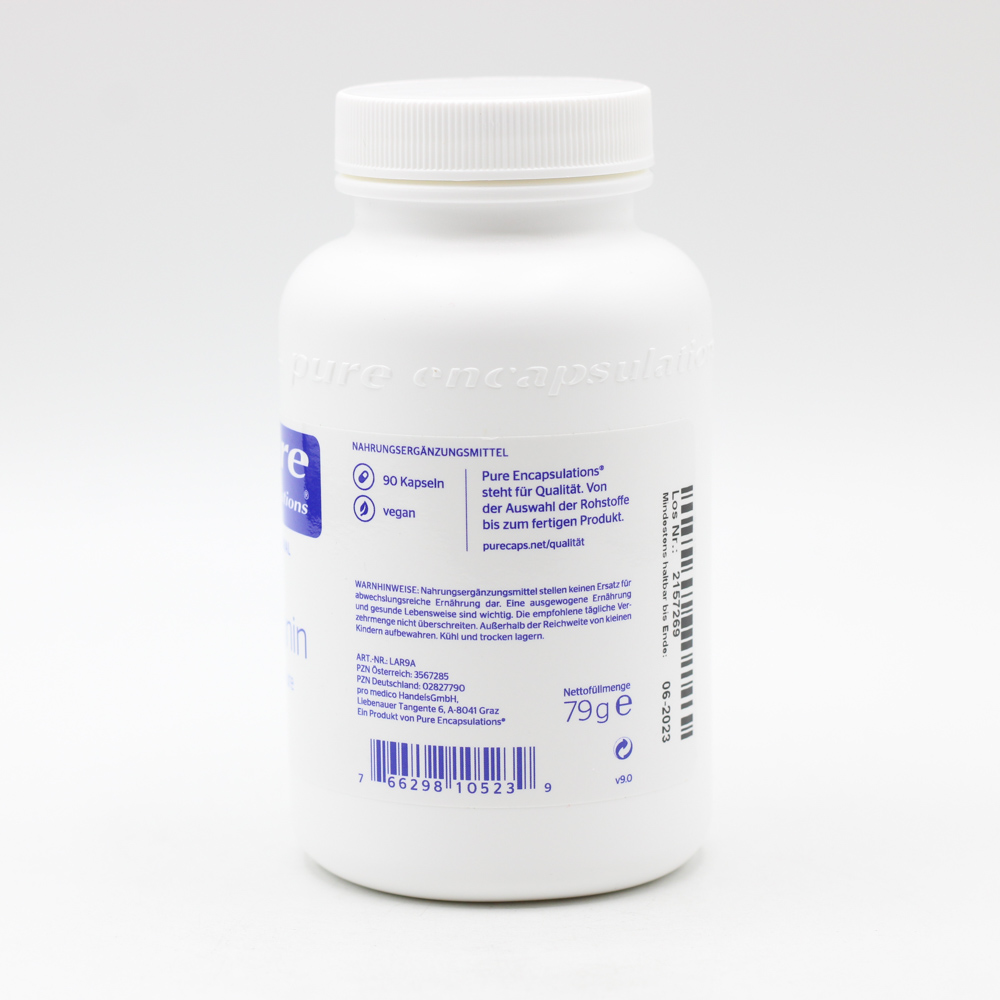 PURE ENCAPSULATIONS L-Arginin Kapseln