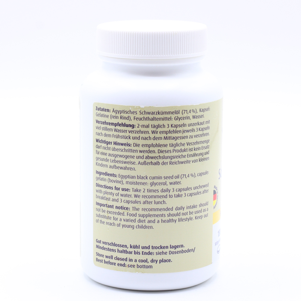ÄGYPTISCHES Schwarzkümmelöl Kapseln 500 mg