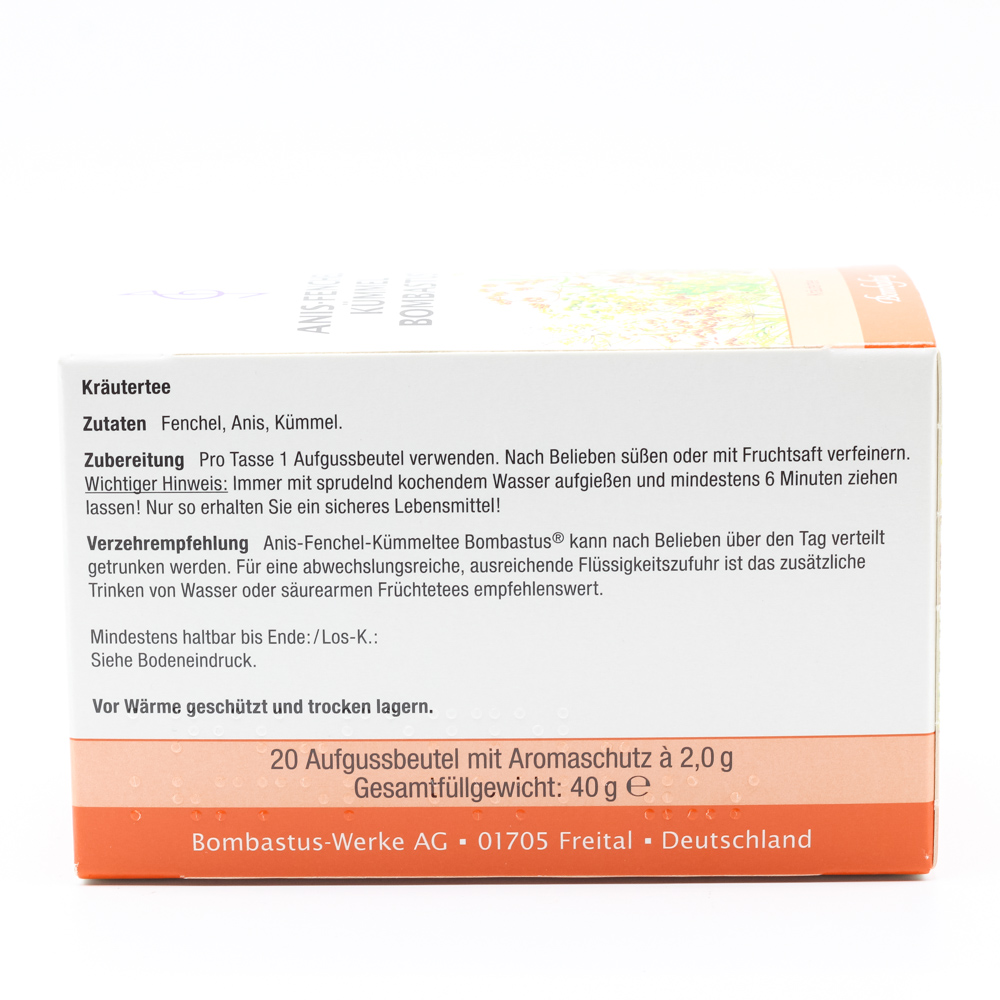 ANIS FENCHEL Kümmel Bombastus Filterbeutel