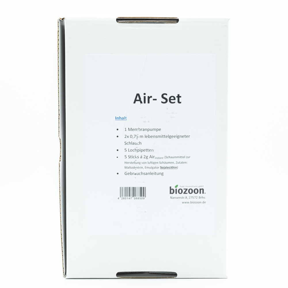 AIR SET Membranpumpe m.Zubehör+Pulver in Sticks
