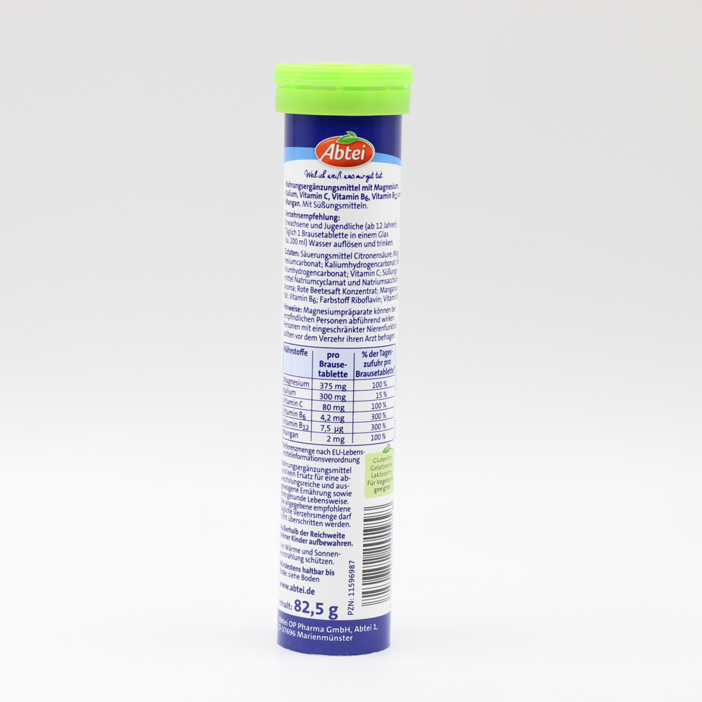 ABTEI Magnesium+Kalium Aktiv Plus Brausetabletten