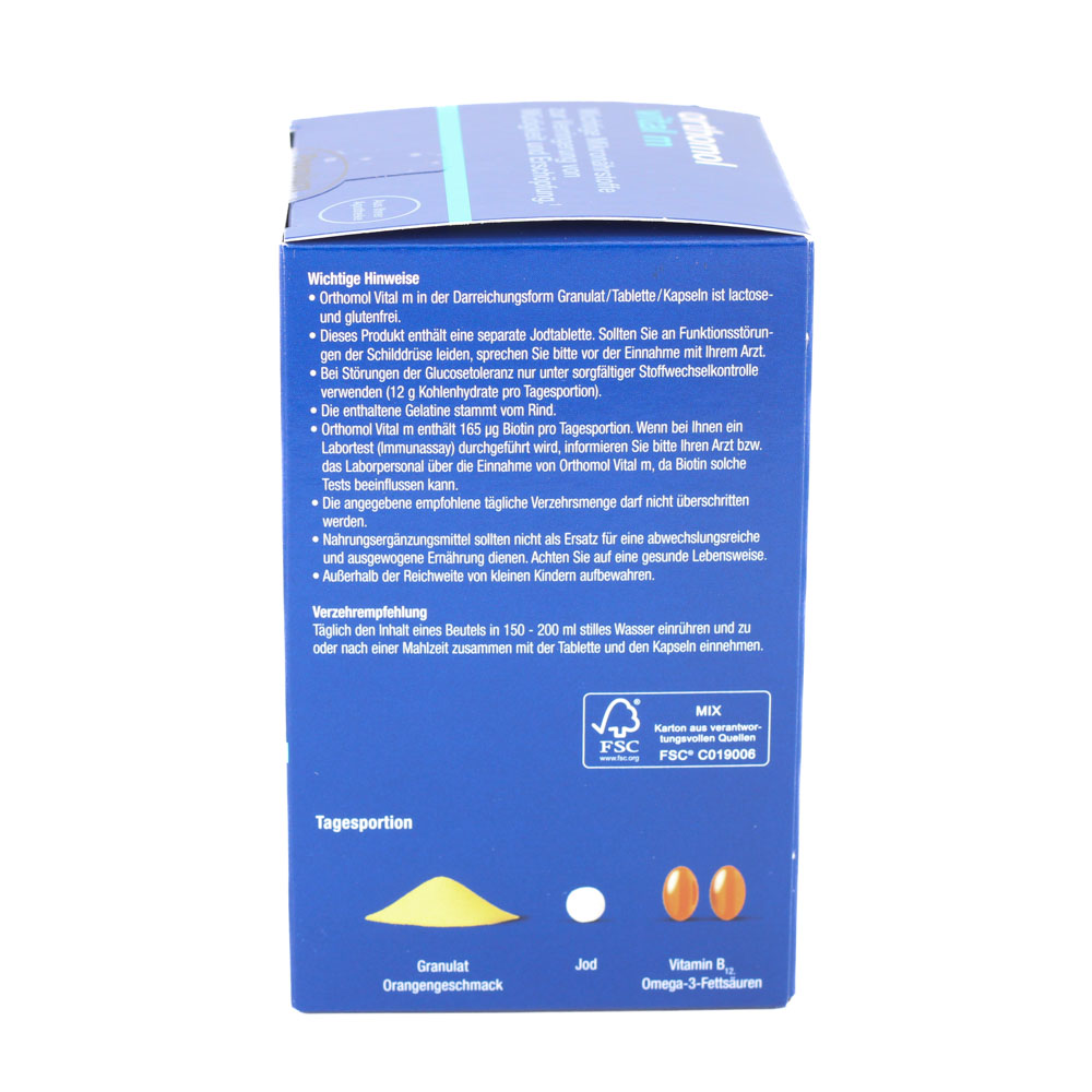 ORTHOMOL Vital M Granulat/Kap./Tabl.Kombip.7 Tage
