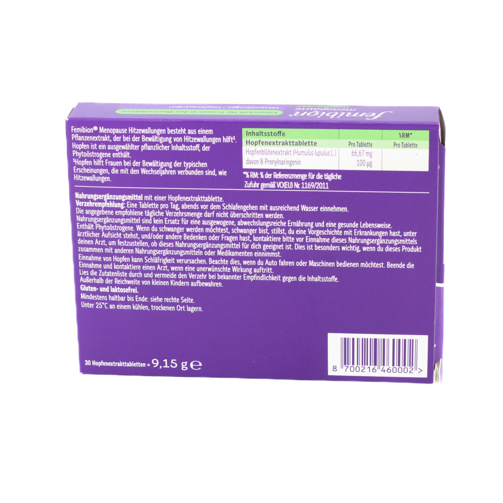 FEMIBION Menopause Hitzewallungen Tabletten