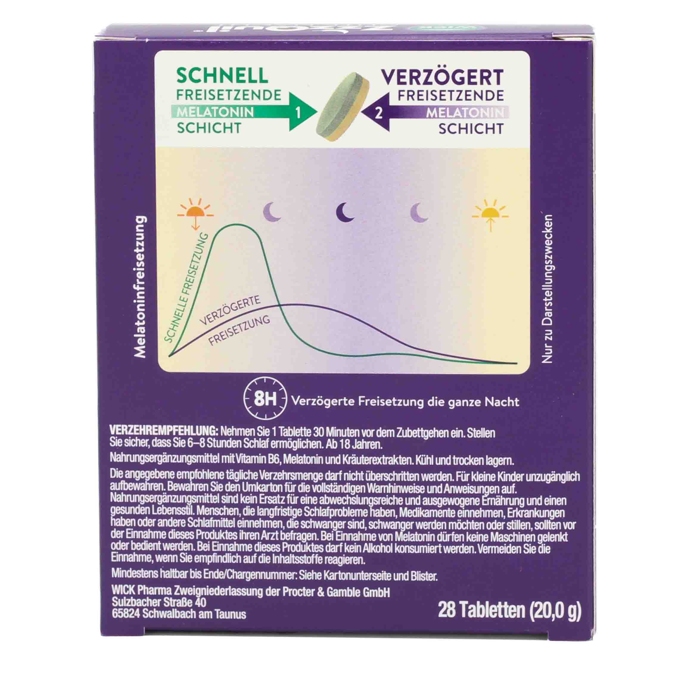 WICK ZzzQuil Gute Nacht Ein- und Durchschlafen TAB