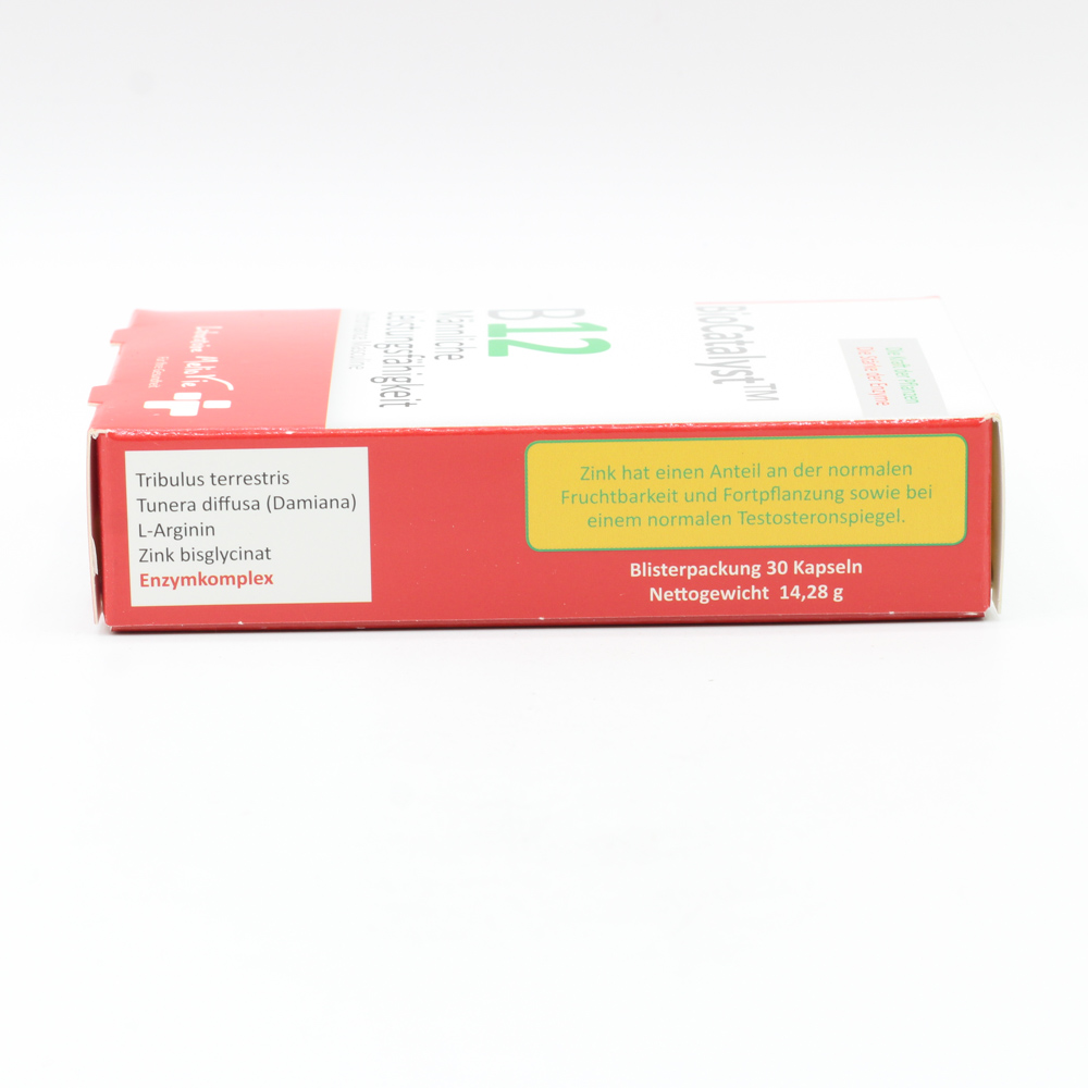 BIOCATALYST B12 männliche Leistungsfähigkeit Kaps.