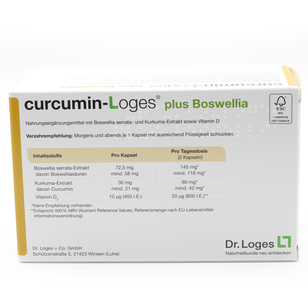 CURCUMIN-LOGES plus Boswellia Kapseln