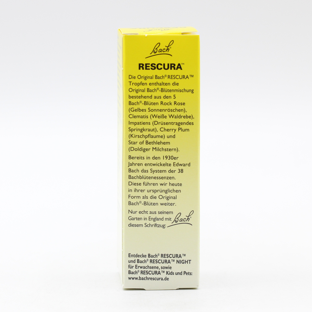 BACHBLÜTEN Original Rescura Tropfen alkoholfrei