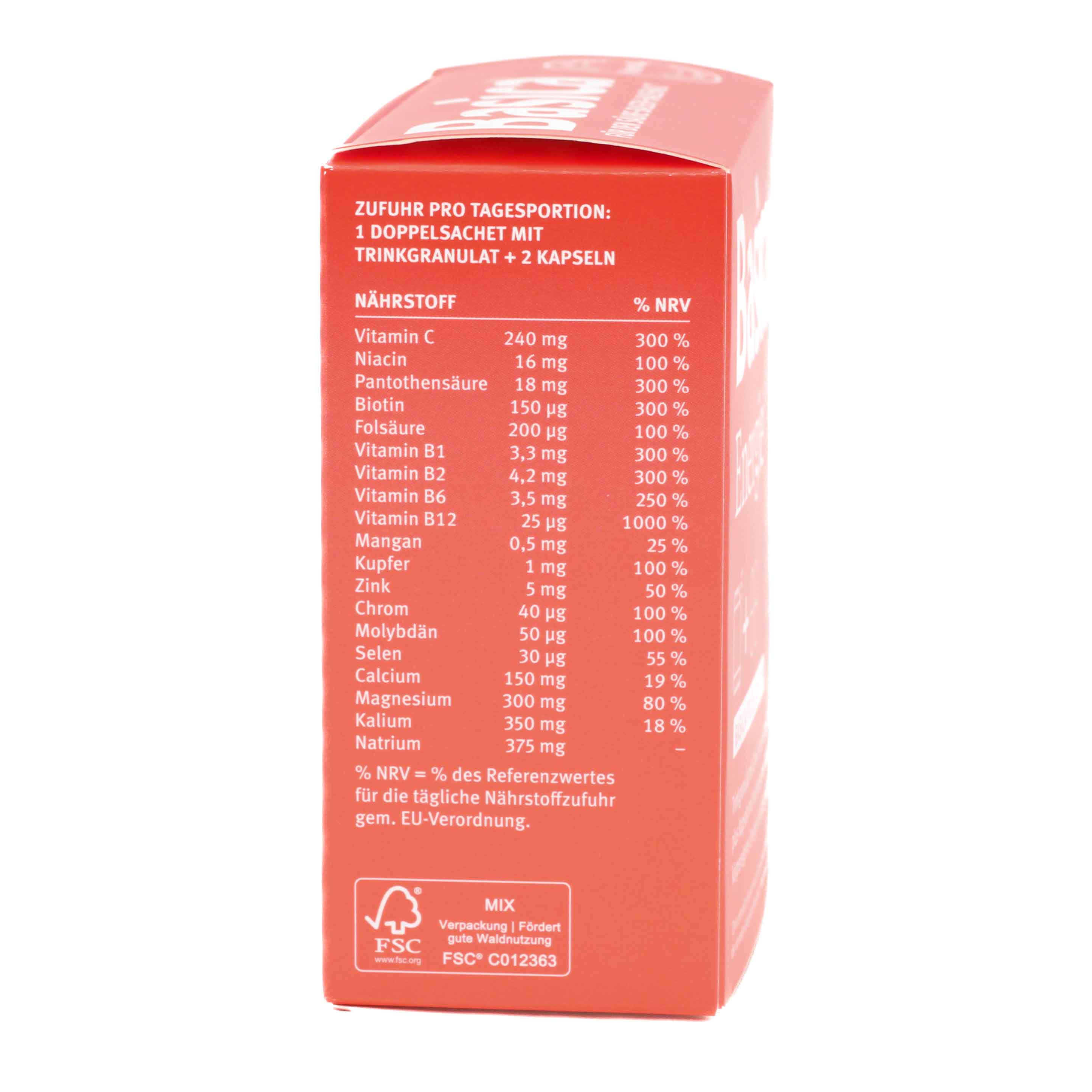 BASICA Energie Trinkgranulat+Kapseln f.7 Tage Kpg.