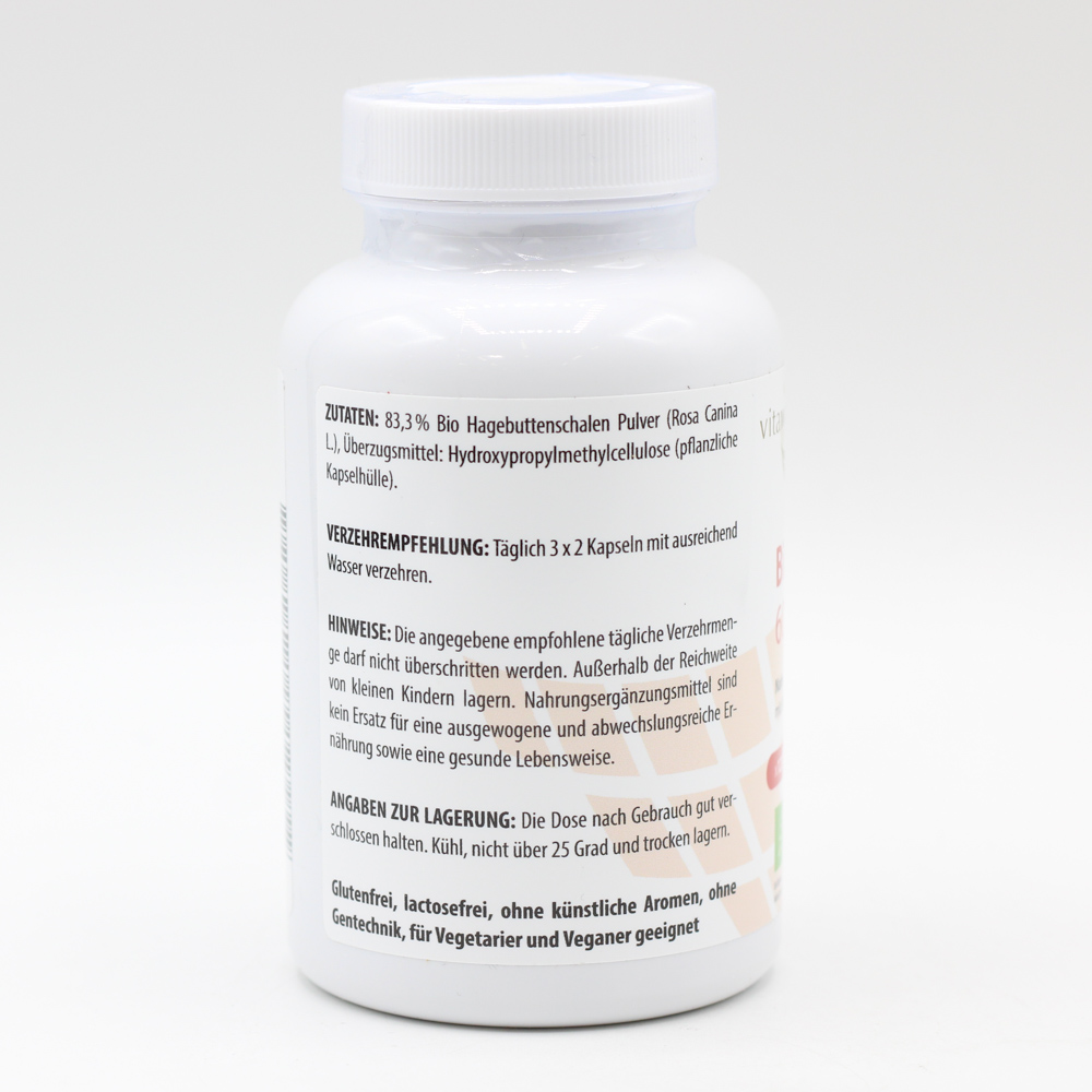 HAGEBUTTE 600 mg Bio Kapseln