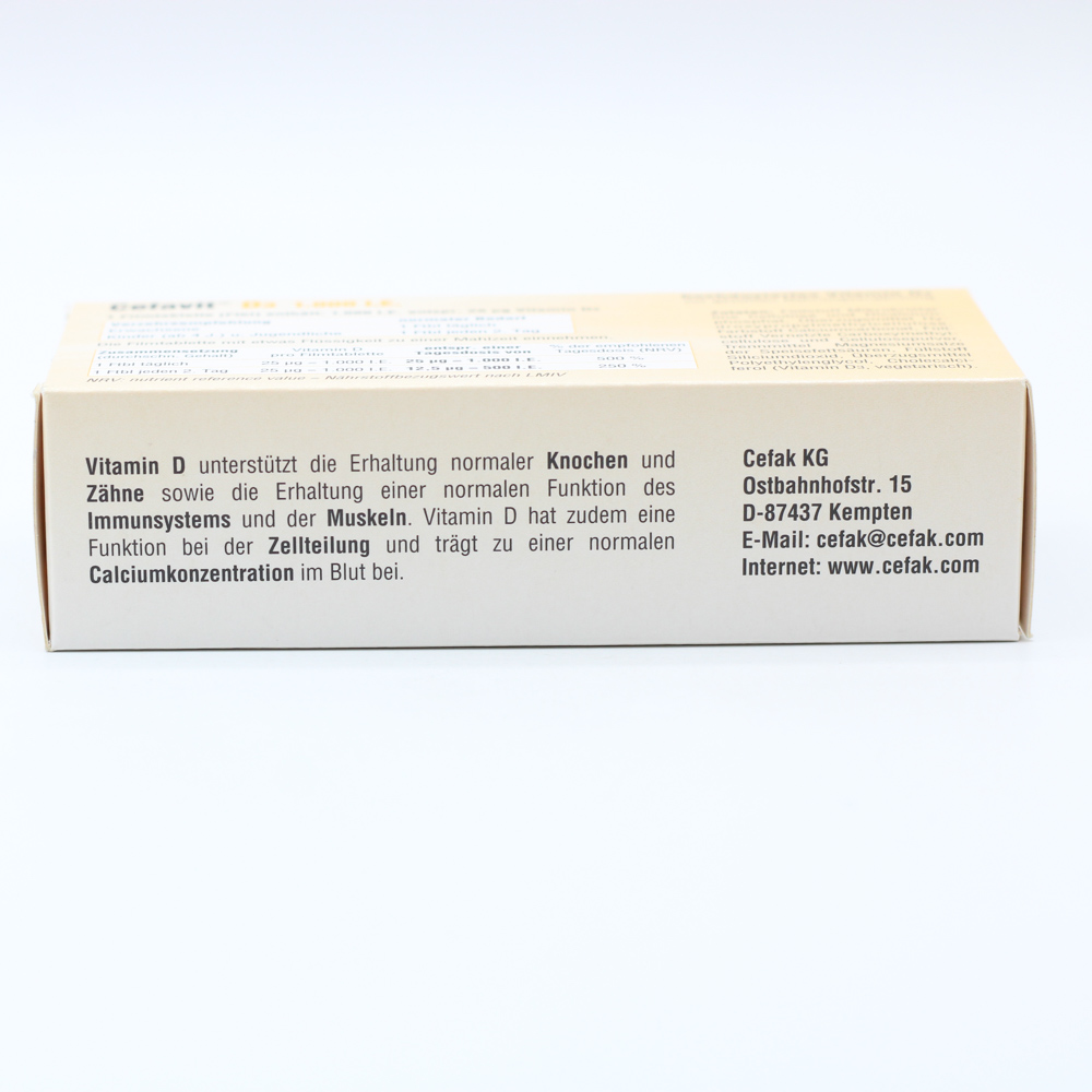 CEFAVIT D3 1.000 I.E. Filmtabletten