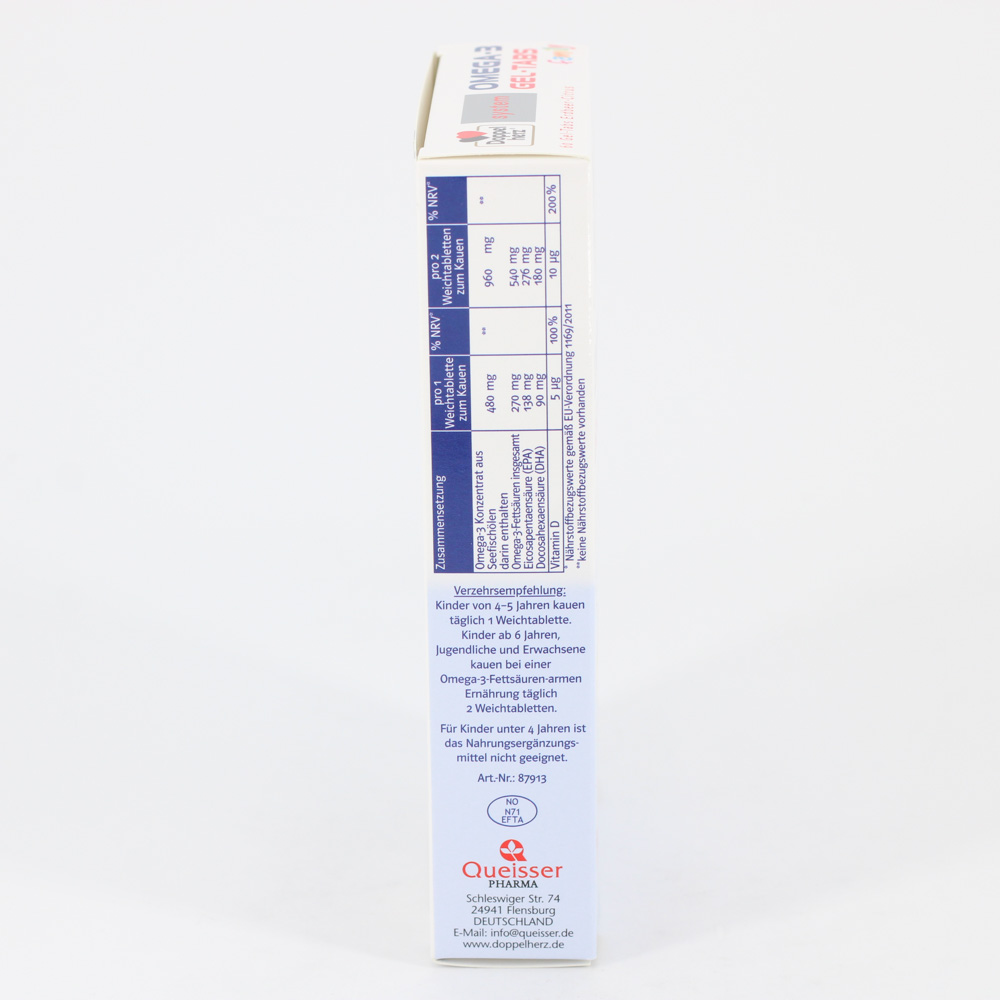 DOPPELHERZ Omega-3 Gel-Tabs family Erdb.Cit.system
