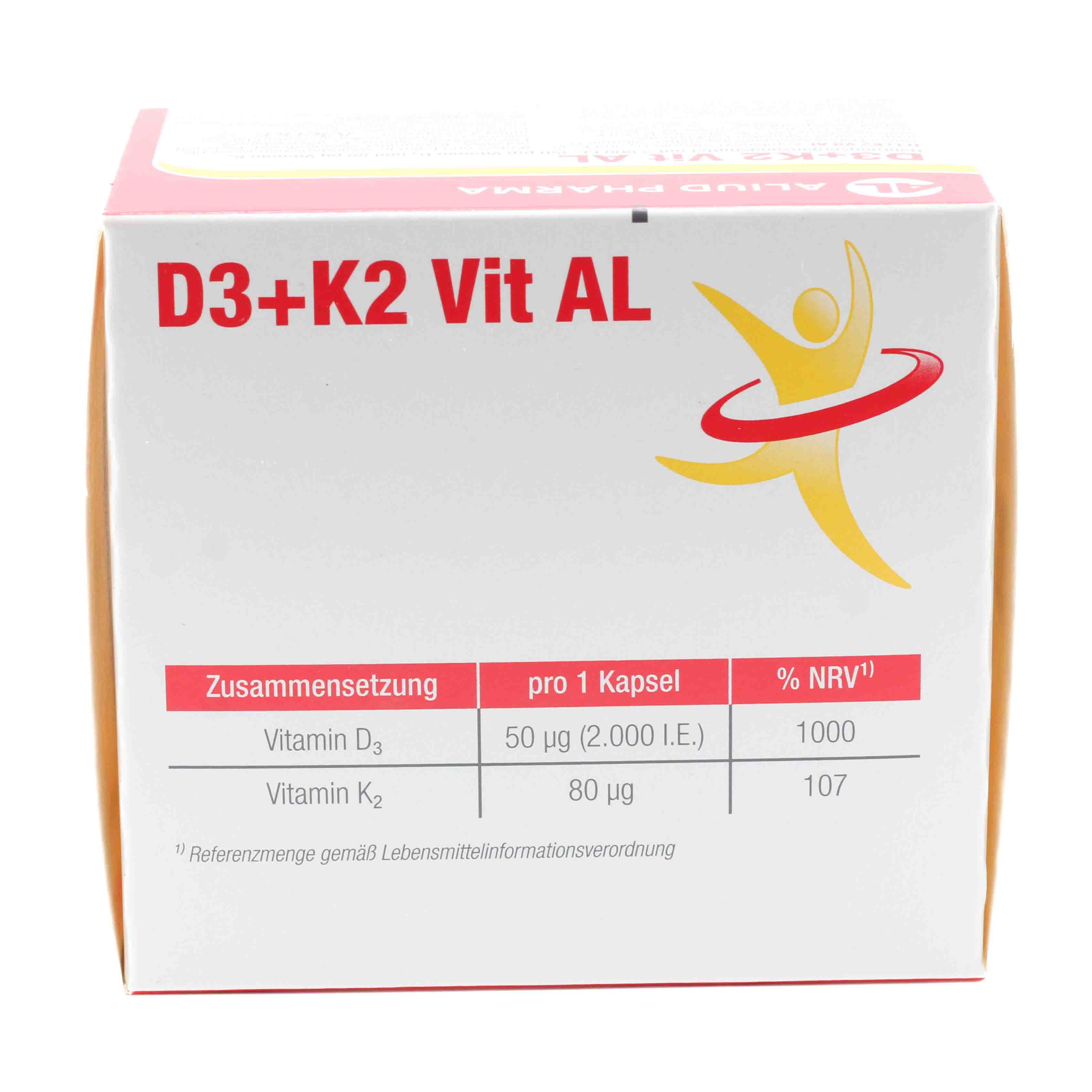 D3+K2 Vit AL 2000 I.E./80 μg Kapseln