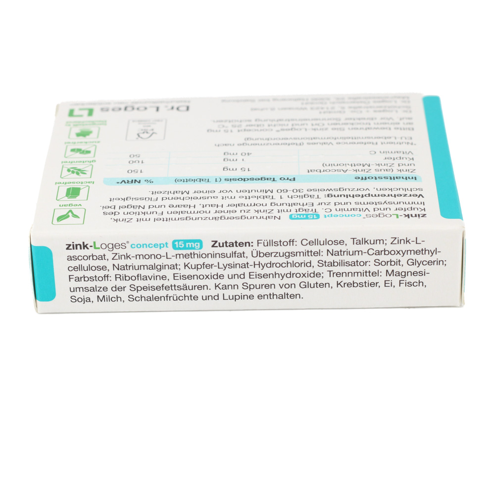 ZINK-LOGES concept 15 mg magensaftres.Tabletten