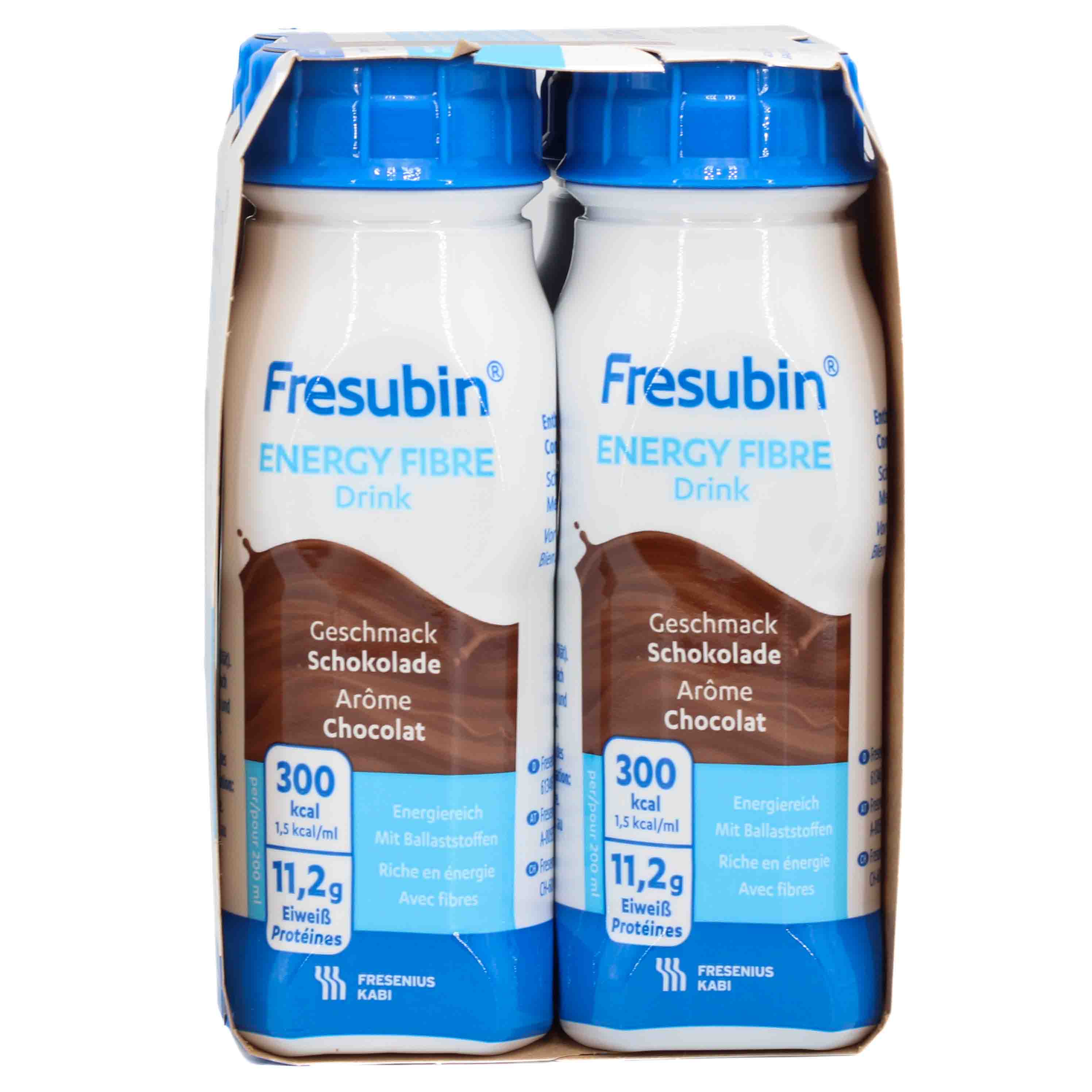 FRESUBIN ENERGY Fibre DRINK Schokolade Trinkflasche Trinknahrung