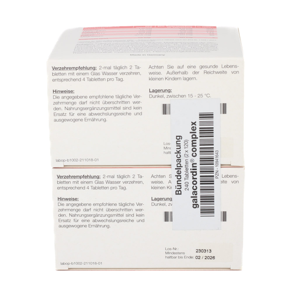 GALACORDIN complex Tabletten