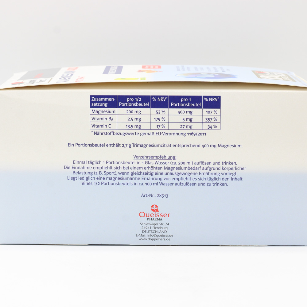 DOPPELHERZ Magnesium 400 Citrat system Granulat