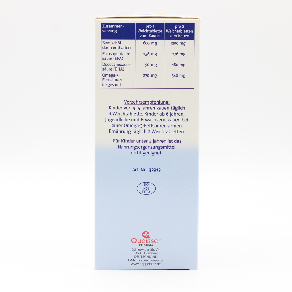 DOPPELHERZ Omega-3 Gel-Tabs family system