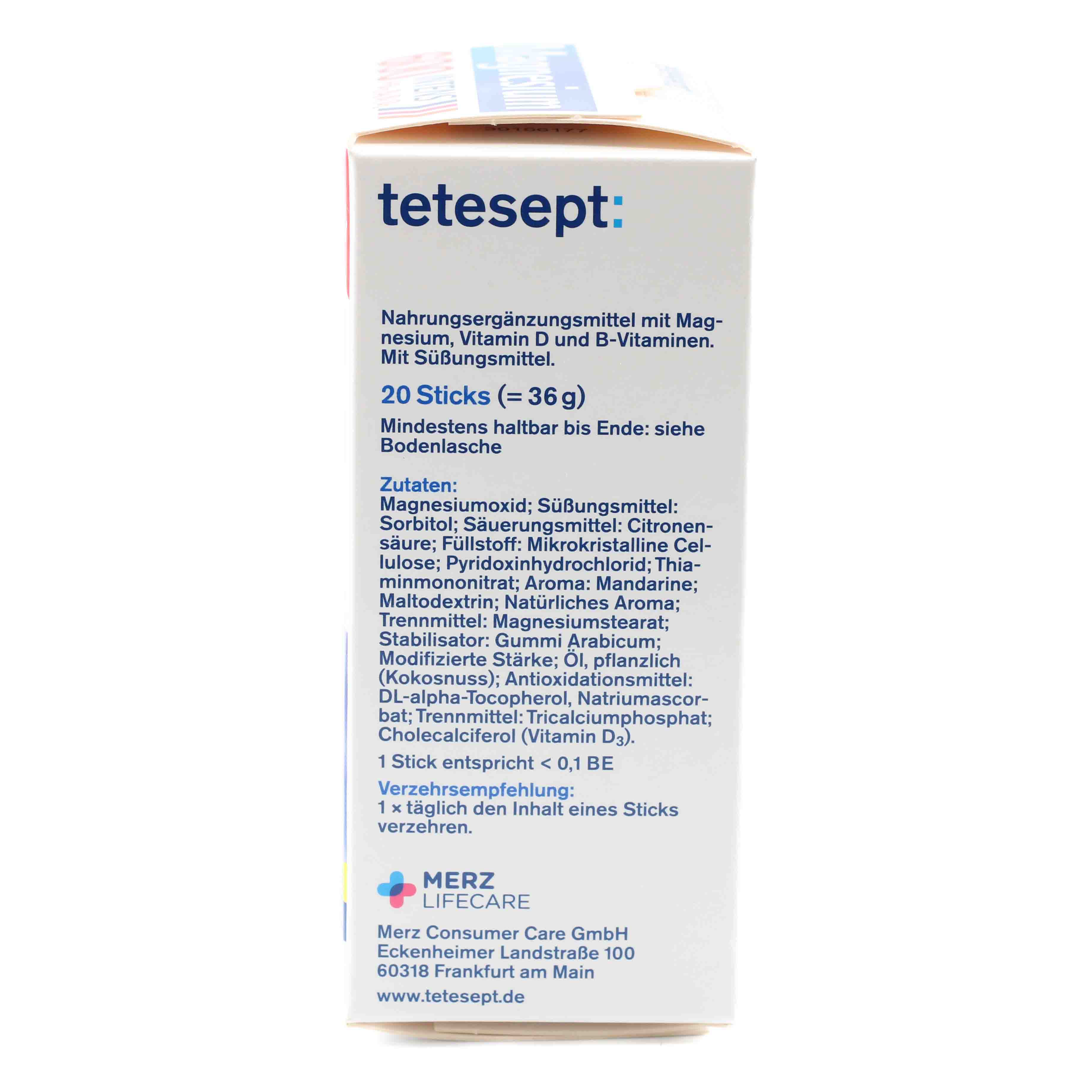 TETESEPT Magnesium 600 Direkt Sticks