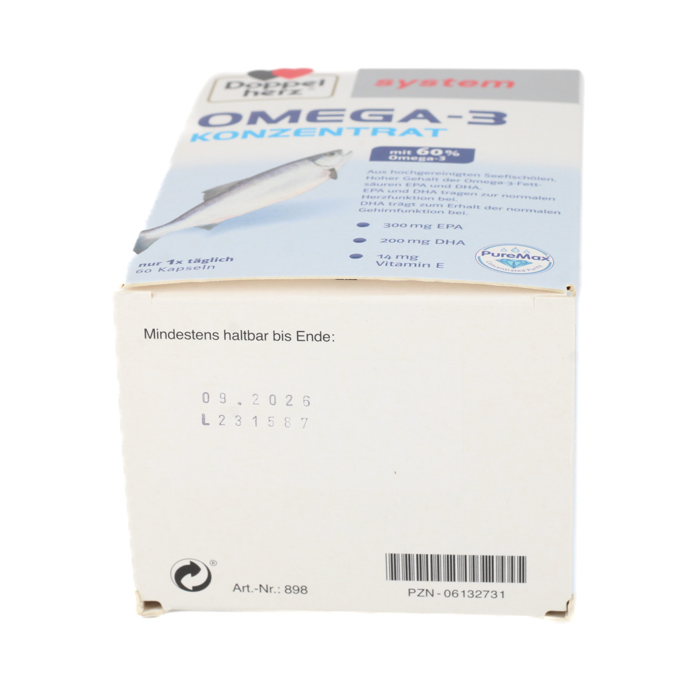 DOPPELHERZ Omega-3 Konzentrat system Kapseln