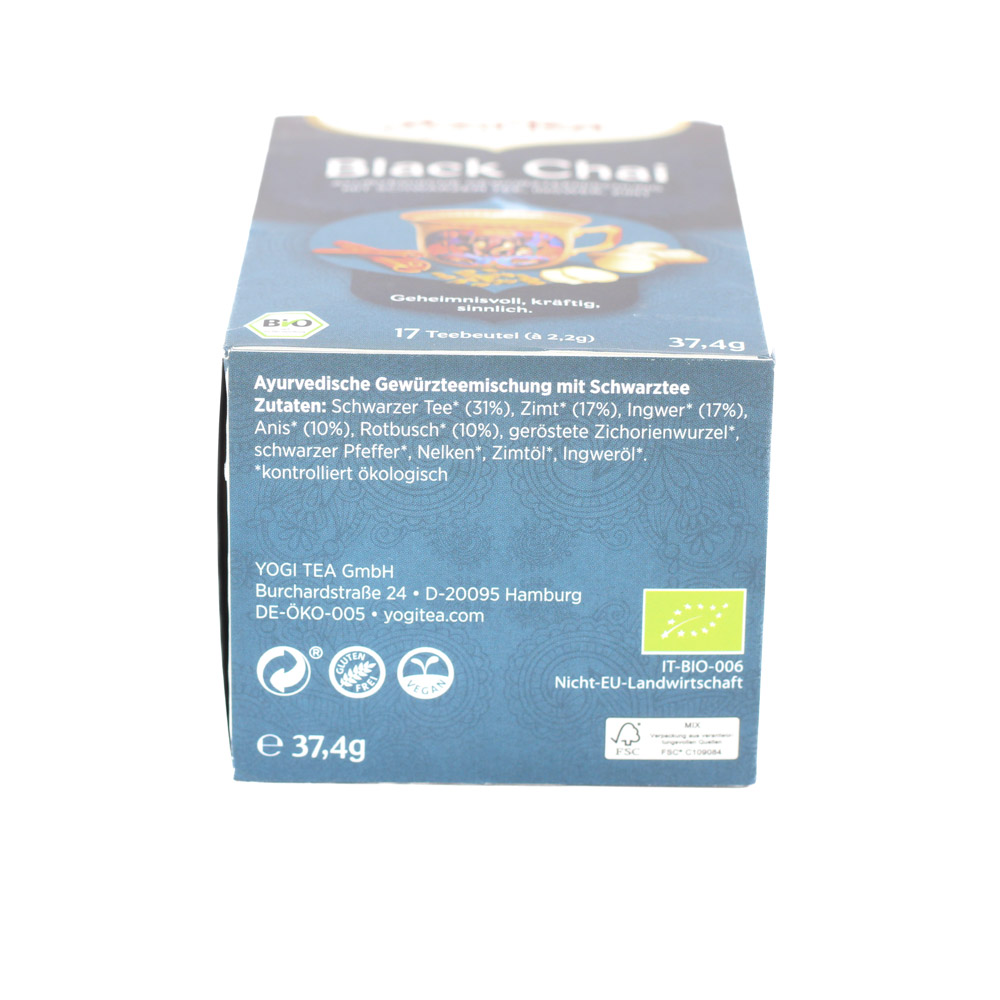 YOGI TEA Black Chai Bio Filterbeutel