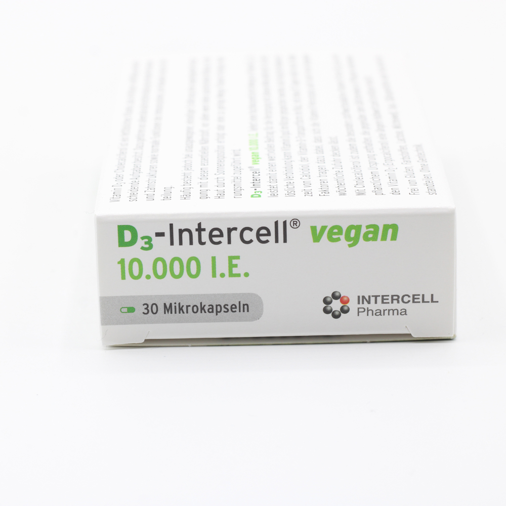 D3-INTERCELL vegan 10.000 I.E. Kapseln