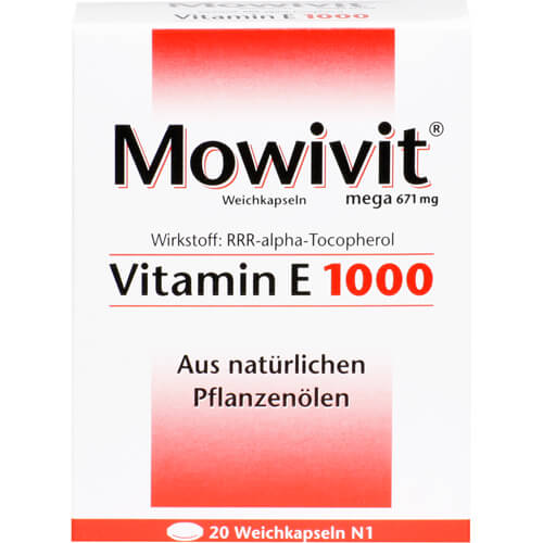 MOWIVIT Vitamin E 1000 Kapseln