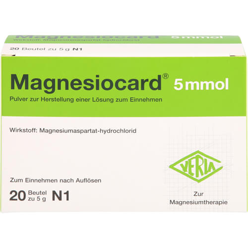 MAGNESIOCARD 5 mmol Plv.z.Her.e.Lsg.z.Einnehmen