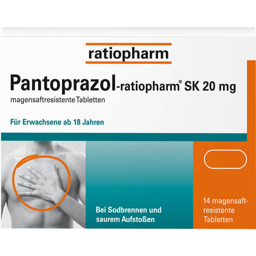 PANTOPRAZOL-ratiopharm SK 20 mg magensaftres.Tabl.