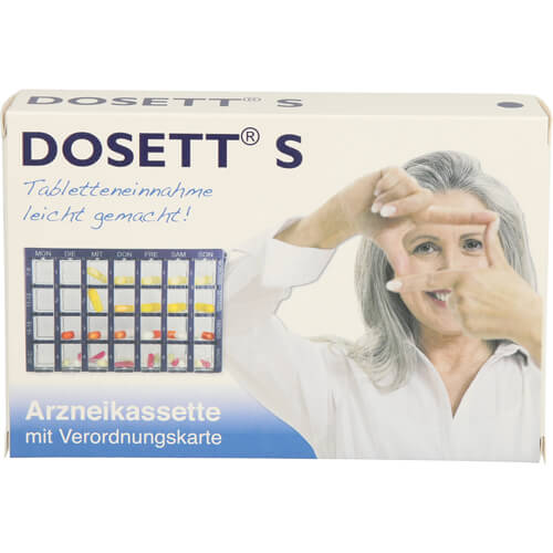 DOSETT S Arzneikassette blau