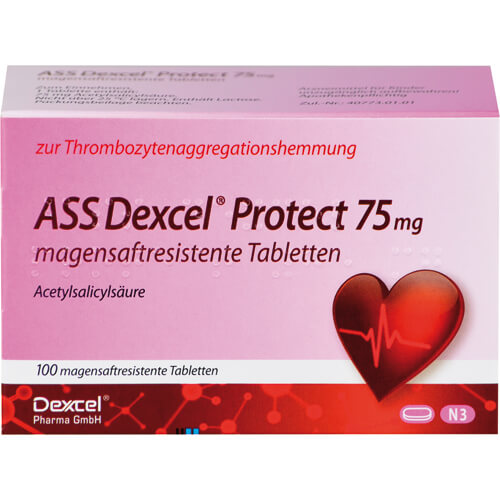 ASS Dexcel Protect 75 mg magensaftres.Tabletten