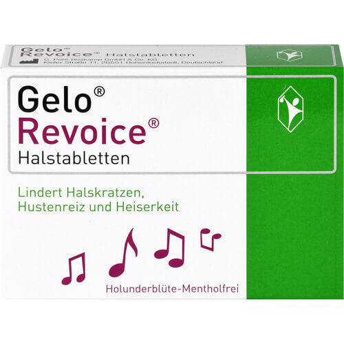 GeloRevoice Halstabletten Holunderblüte - Mentholfrei bei Heiserkeit