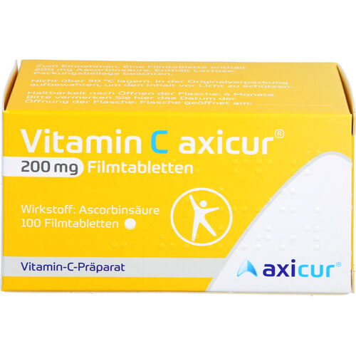 VITAMIN C AXICUR 200 mg Filmtabletten