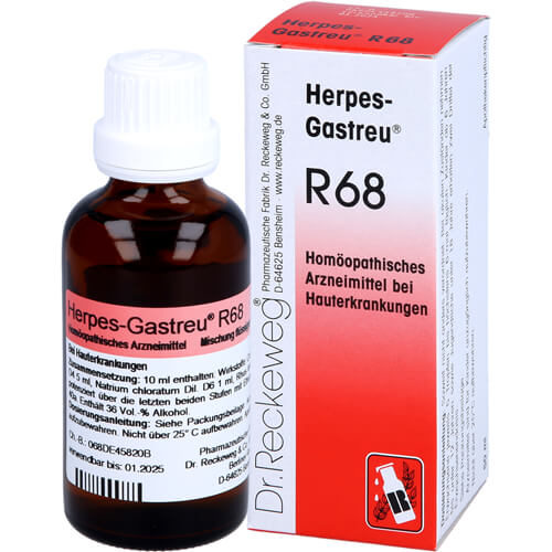 HERPES-GASTREU R68 Tropfen zum Einnehmen