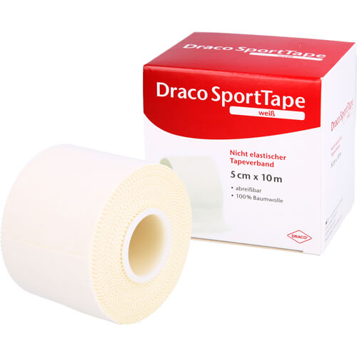 DRACO TAPEVERBAND 5 cmx10 m weiß