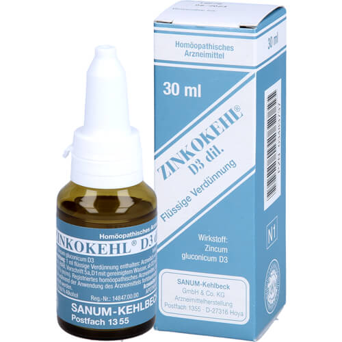 ZINKOKEHL D 3 Tropfen