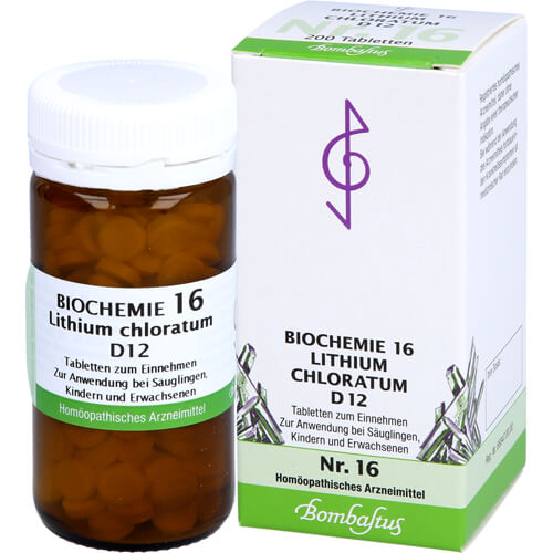 BIOCHEMIE 16 Lithium chloratum D 12 Tabletten