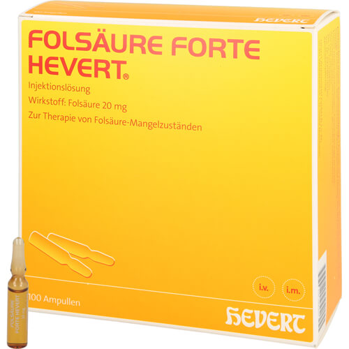 FOLSÄURE HEVERT forte Ampullen