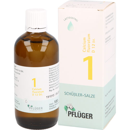 BIOCHEMIE Pflüger 1 Calcium fluoratum D 12 Tropfen
