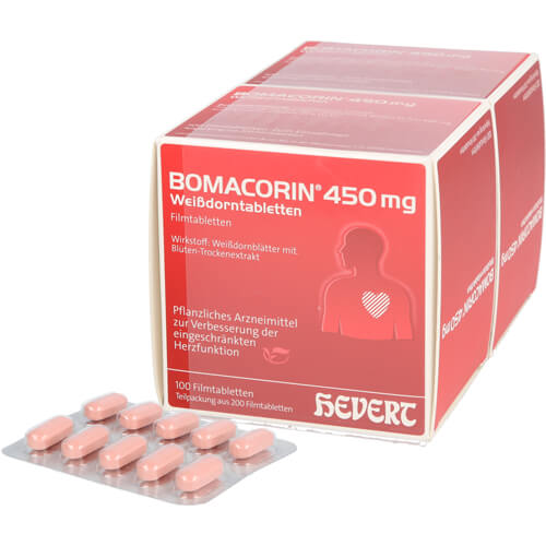 BOMACORIN 450 mg Weißdorntabletten